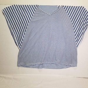 Stripped Wing Blouse